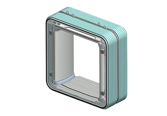 A型地铁列车分离式贯通道